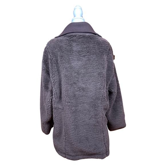 Varley Dark Brown Teddy Jacket - Picture 6 of 12